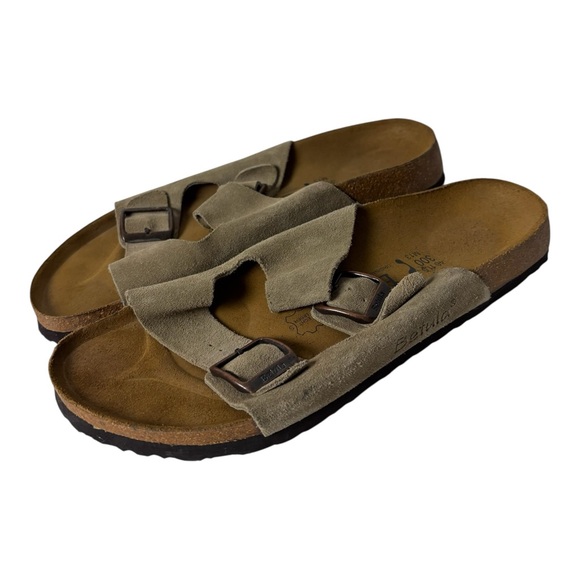 Birkenstock Betula Fussbett Slide Suede Sandal men’s Narrow width US 13 EU 46 - Picture 1 of 8